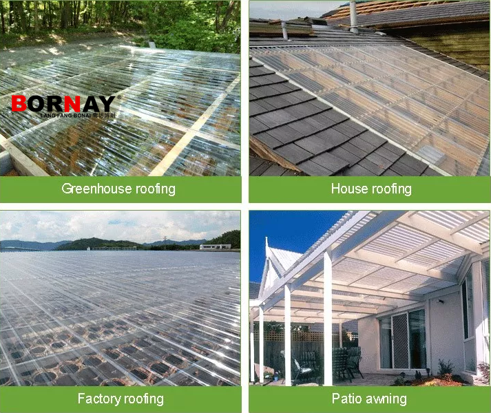 WhatWeather Resistance to Humid Region FRP Roof Sheet for Warehouse and Greenhouse Daylight System